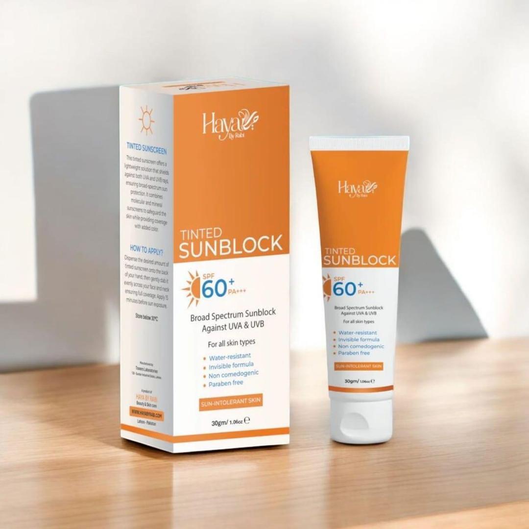 Tinted Sunblock - Broad Spectrum Protection